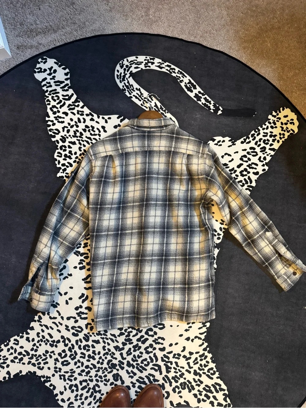 Vintage polo sportsman Ralph Lauren work shirt flannel wool